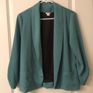 Green blazer